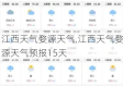 江西天气15天查询（江西多少度天气预报）