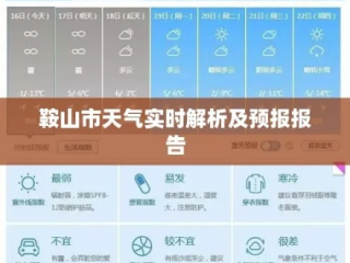鞍山天气预警（鞍山天气预警怎么应对）