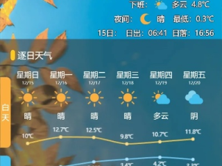 2345天气，指尖上的阴晴冷暖，生活中的四季陪伴
